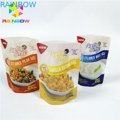 Мешок реторты высокотемпературной сумки хранения вакуума прозрачный для испаренной соусом упаковки риса