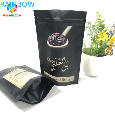 Сумки алюминиевой фольги печатания Гравуре, земной кофе стоят вверх сумки молнии с клапаном