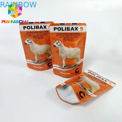 Нижний мешок алюминиевой фольги Гуссет, сумки корма для животных упаковки еды собаки Ресеалабле