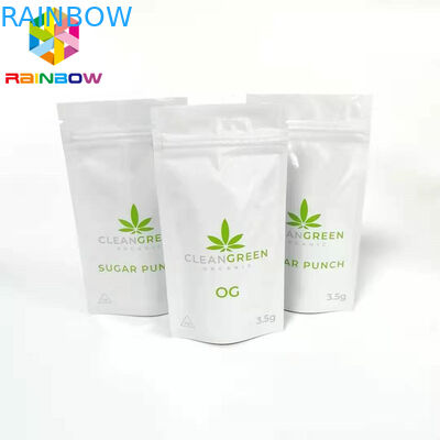 Замок застежка-молнии лоснистого печатания сумок алюминиевой фольги Ресеалабле упаковывая пластиковый