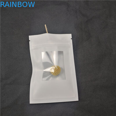 Черные тексты напечатали предпосылку мешков упаковки украшений белую для пакетов Эарингс браслета