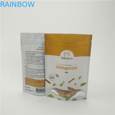 Сумки штейновой белой молнии предпосылки косметические стоят вверх циннамон Дойпак 40г