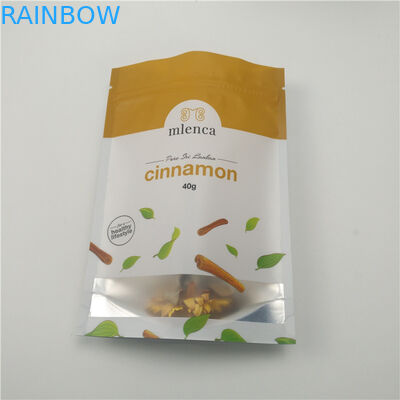 Сумки штейновой белой молнии предпосылки косметические стоят вверх циннамон Дойпак 40г