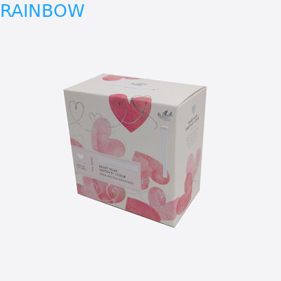 Складной картон бумажной коробки дисплея упаковывая белый для подарка печений косметики/мыла/еды