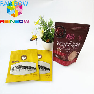 Печатание цифров стоит вверх сумки фольги упаковывая прокатывает материальный подгонянный логотип