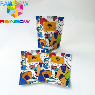 Стойте вверх Зиплок пластиковые мешки упаковывая, многоразовая сумка кофе алюминиевой фольги