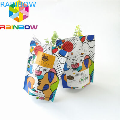 Стойте вверх Зиплок пластиковые мешки упаковывая, многоразовая сумка кофе алюминиевой фольги