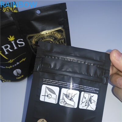 Размер Чильдпрооф молнии сумки травяного ладана доказательства запаха упаковывая верхний небольшой