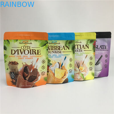 алюминиевая молния 200г стоит вверх мешки пакуя изготовленное на заказ печатание Гравуре для протеина