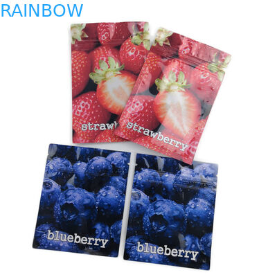 Мешки вкуса ТХК Гуммис плода пластиковые упаковывая плоскую сумку с Чильдпрооф Зипер