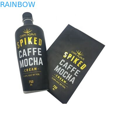 Пластиковые ярлыки рукава сокращения жары бутылки с водой, печатание рукава сокращения цифров