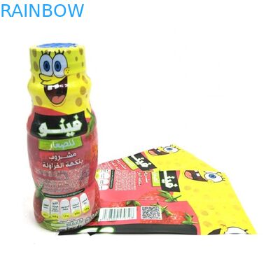 Пластиковые ярлыки рукава сокращения жары бутылки с водой, печатание рукава сокращения цифров