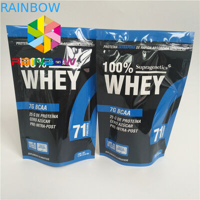 Таможня напечатала упаковку сумки закуски стоит вверх финиш мешка Ресеалабле Зиплок лоснистый