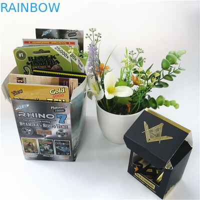 Мужской сексуальный пакет волдыря повышения упаковывая коробки дисплея бумаги 350г 400г для капсулы