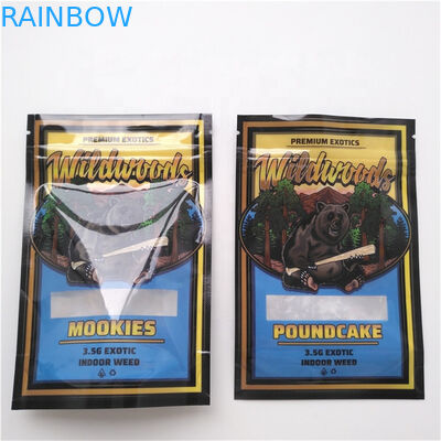 Ладан Эдиблес травяной кладет медицинские дюймы в мешки пакета 4кс6 марихуаны с ясным окном