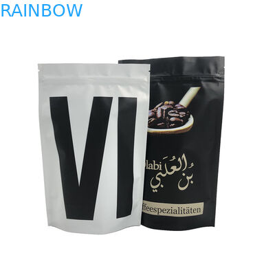 Упаковка еды Мылар закуски пакетиков чая плоского дна упаковывая чокнутая стоит вверх на полке