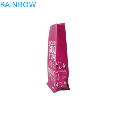 Биодеградабле пластиковая Зиплок упаковка кофе плоского дна молнии сумки е упаковки еды
