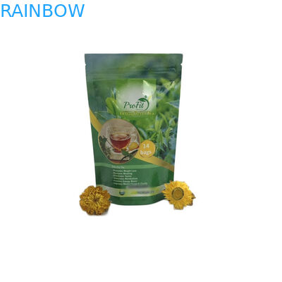 Пакетики чая Эко дружелюбные упаковывая упаковку сумки мешка стоят вверх Мылар с замком молнии