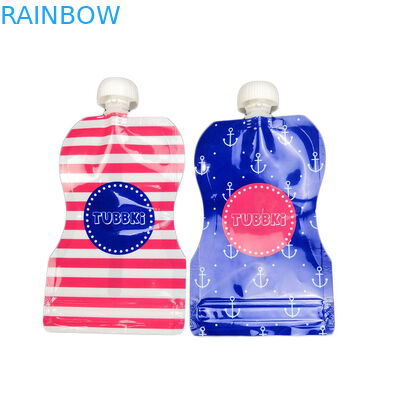 Многоразовые сумки Споут упаковывая напиток выпивая пластиковый жидкостный подгонянный мешок напечатанным