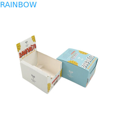 Ресиклабле бумажная коробка упаковывая красочным логотип еды печатания подгонянный хранением