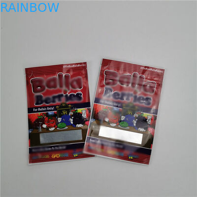 Мешки сумки молнии пластиковые упаковывая упаковку Гуммис медведя конфеты печений пеньки КБД