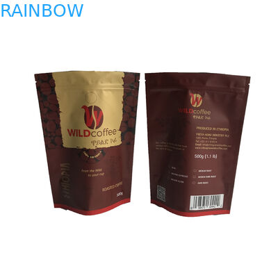 Мешок фольги алюминиевой фольги упаковывая Зиплок кофе Мылар Дойпак кладет поверхность в мешки Матт