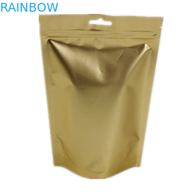 Ресеалабле пластиковые стоят вверх алюминиевая фольга золота сумок упаковки кофе мешка