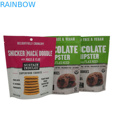 Упаковка порошка стоит вверх сумки алюминиевой фольги молнии