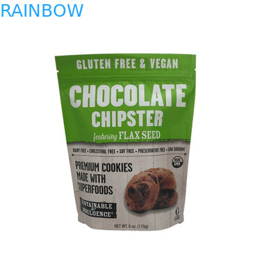 Фольга закуски упаковывая прокатанная зиплок стоит вверх мешок