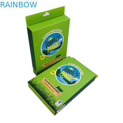 Розничным повторно использованная дисплеем коробка картона отверстия вешалки упаковывая