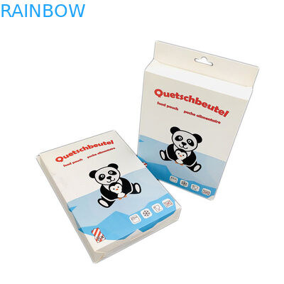 Коробка складного картона отверстия 350г вешалки бумажная упаковывая