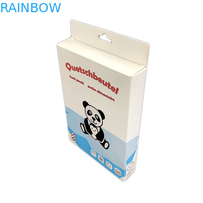 Коробка складного картона отверстия 350г вешалки бумажная упаковывая