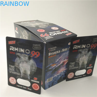 Таможня напечатала пластиковую упаковку карты волдыря таблеток носорога