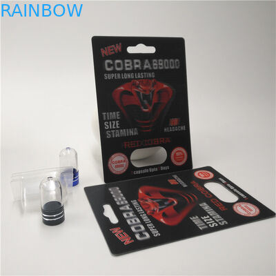 Коробка карты волдыря ПП штейновой/лоснистой поверхности пластиковая