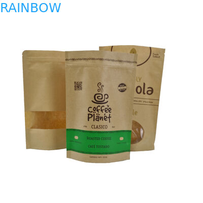 Влагостойкие печенья стоят вверх мешок бумаги Крафт