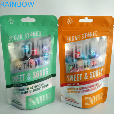 фильм 3.5г 7г 14г голографический стоит вверх упаковка мешка