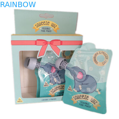 Гравуре печатая мешок выжимкы многоразовой упаковки еды жидкостный