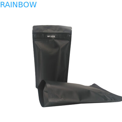 Черная штейновая двойная упаковка пластиковых мешков молнии КМИК