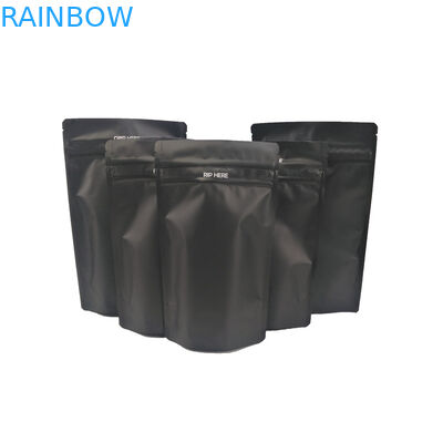 Черная штейновая двойная упаковка пластиковых мешков молнии КМИК