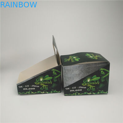 Бумажная коробка упаковывая с коробкой волдыря логотипа бумажной для КБД и упаковки пеньки