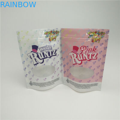 Сумка доказательства запаха травяная упаковывая Зиплок сумка с окном для упаковки пеньки КБД чилл камедеобразной