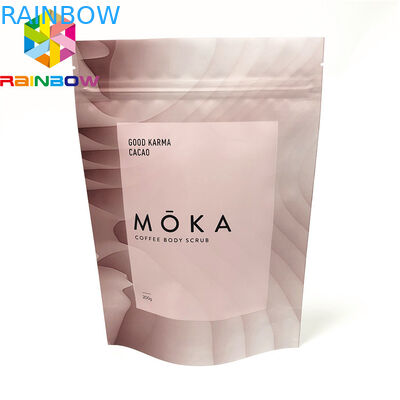 Напечатанная таможня стоит вверх мешки с зиплок телом скруб сумки с зазубринами разрыва