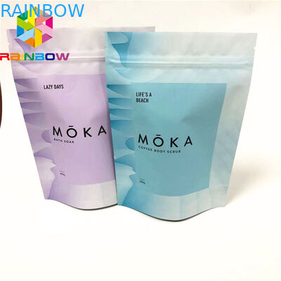 Напечатанная таможня стоит вверх обломоки мешка упаковывая упаковывая сумки тело алюминиевой фольги скруб сумка