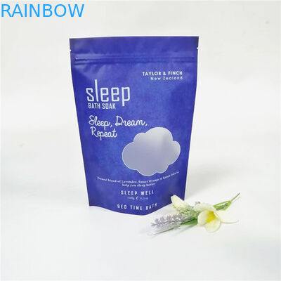 Тело скруб стоит вверх сумка алюминиевой фольги с молнией для розового соли ессентион