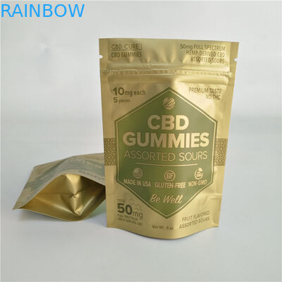 мешок VMPET 5oz 50mg Cbd Gummies стоит вверх Ziplock мешок