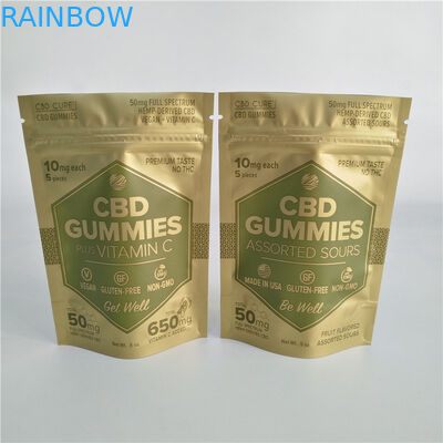 Цифров печатая штейновое золото стоят вверх по сумке Mylar доказательства мешка молнии небольшой для засорителей