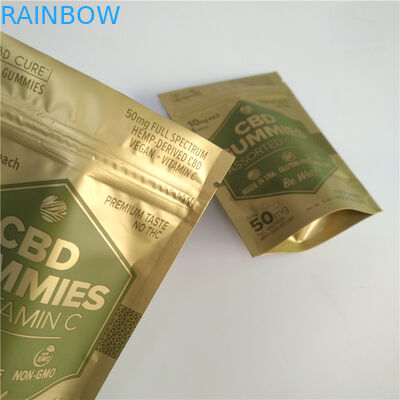 Цифров печатая штейновое золото стоят вверх по сумке Mylar доказательства мешка молнии небольшой для засорителей