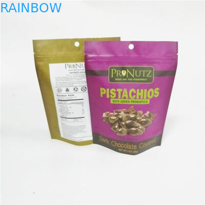 упаковка mylar замка застежка-молнии вакуума алюминиевой фольги стоит вверх гайки еды мешка пакуя полиэтиленовый пакет