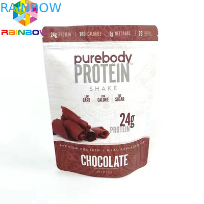 Многоразовая стойка вверх по мешку с типом мешка молнии ziplock хранения еды упаковывая плоским напечатала сумки