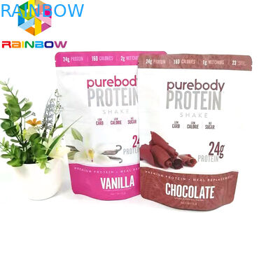 Многоразовая стойка вверх по мешку с типом мешка молнии ziplock хранения еды упаковывая плоским напечатала сумки